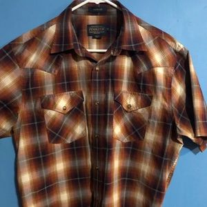 Western Pendleton shirt short sleeve medium